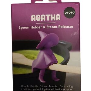 Purple Agatha Spoon Holder & Steam Releaser